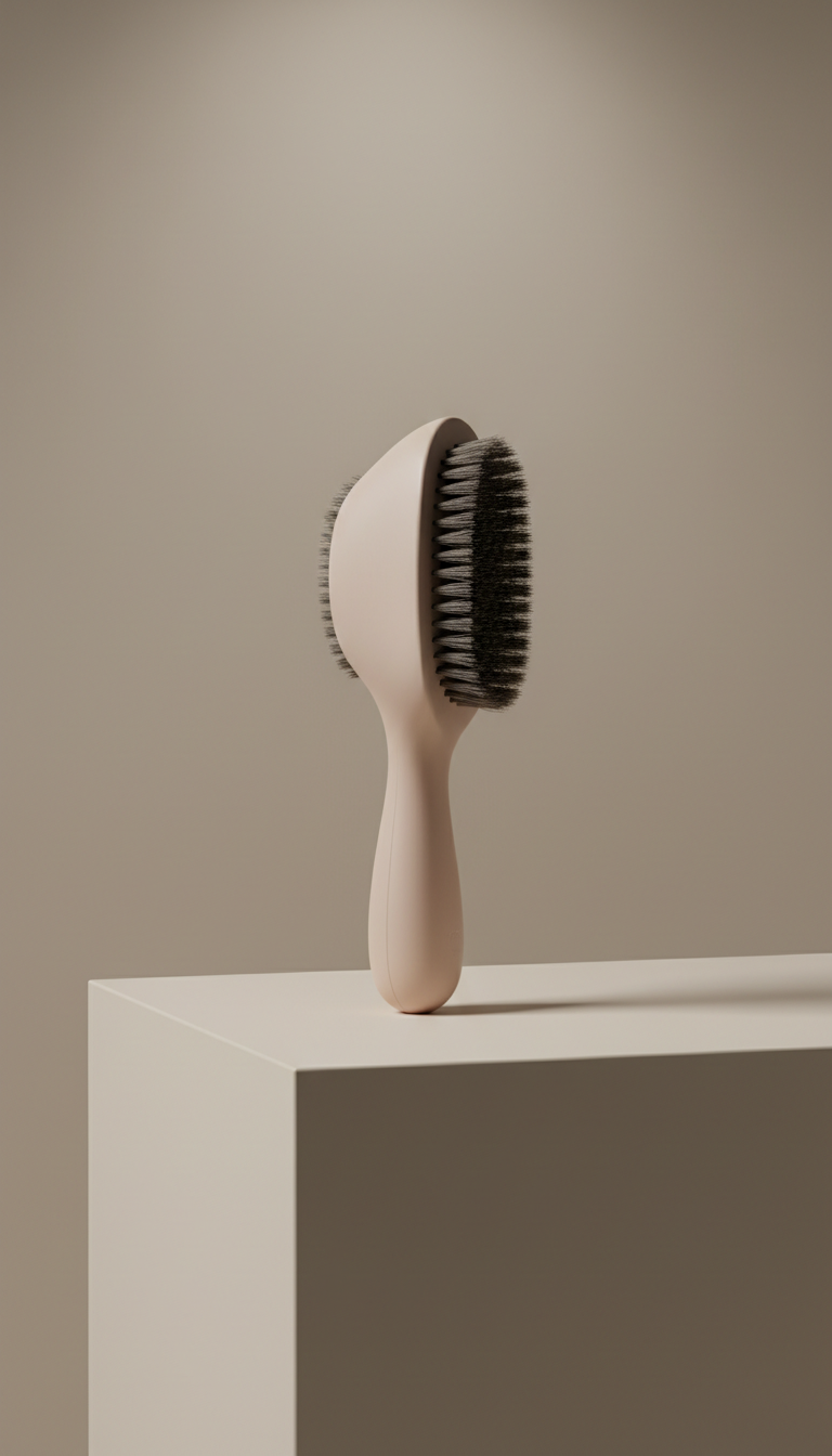 Sleek Grooming Brush With Ergonomic Handle